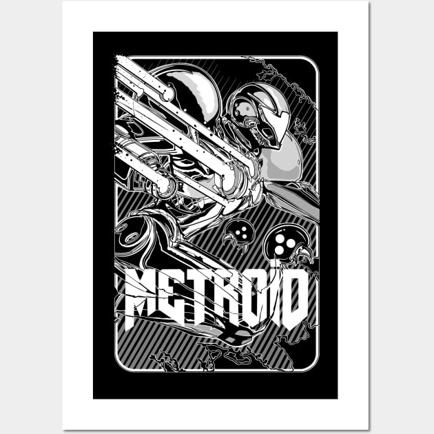 Metroid Wall Art by trakso